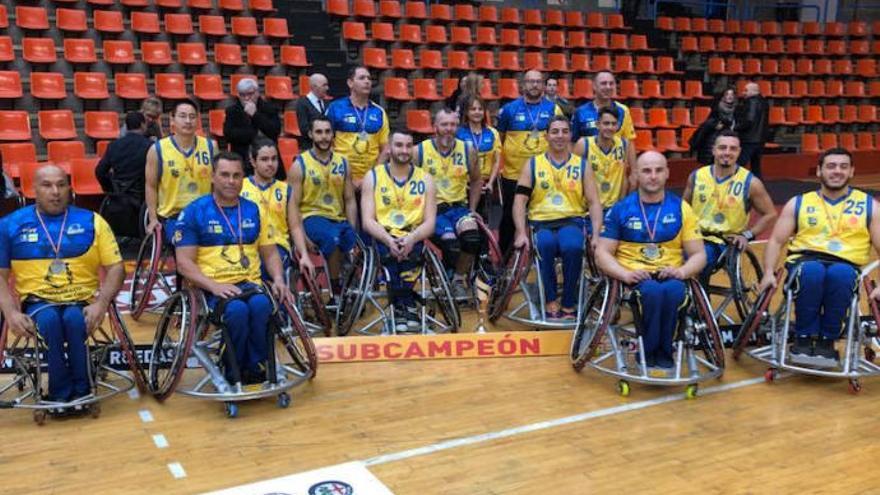 El BSR Gran Canaria, subcampeón, tras la disputa de la gran final.