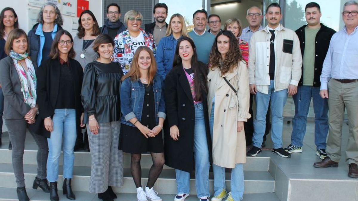 Las emprendedoras seleccionadas, en la primera reunión de trabajo.  | MEDITERRÁNEO