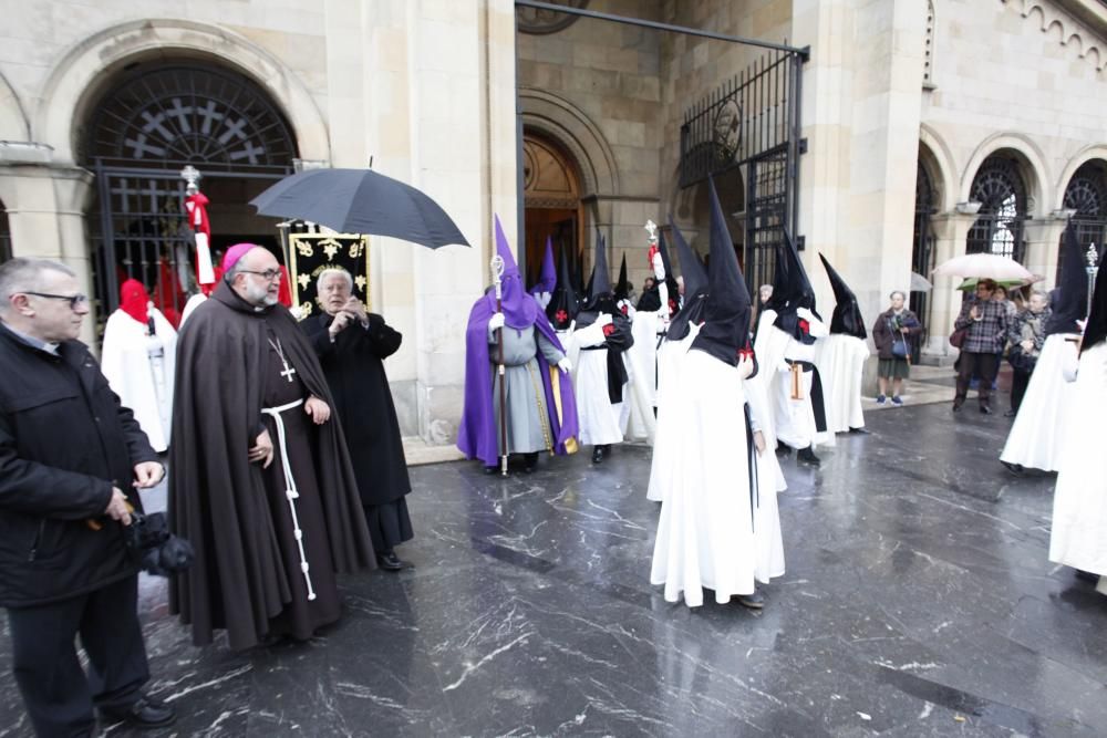 Procesión del sábado Santo en Gijón, suspendida po