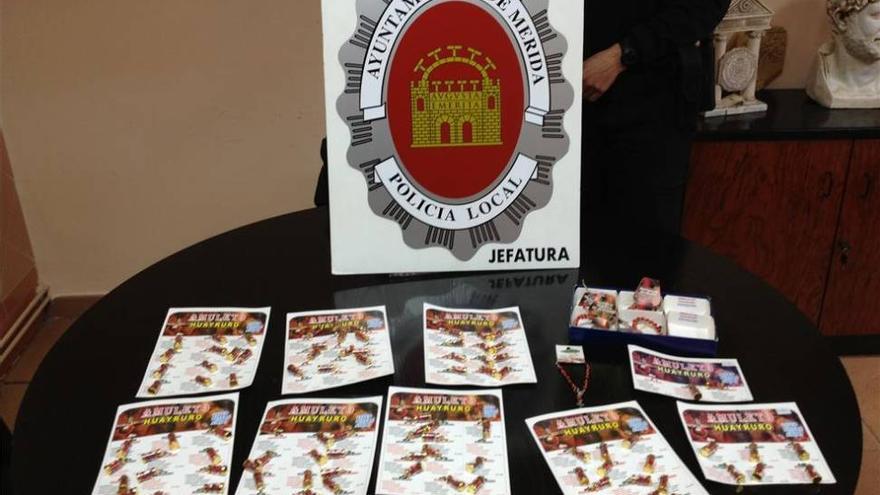 La policía de Mérida decomisa un centenar de amuletos con semillas tóxicas