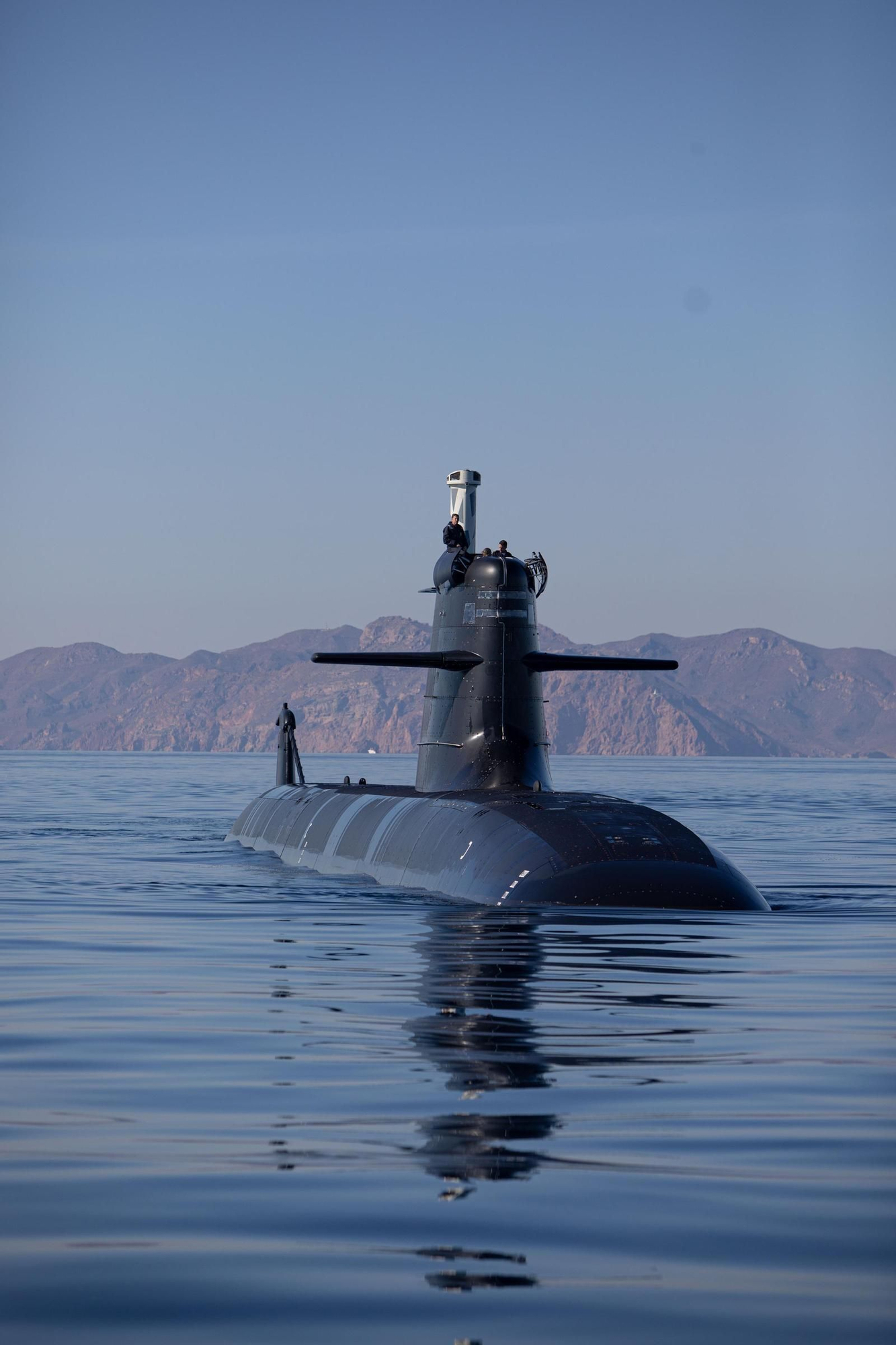 Últimas pruebas del submarino S-81 en Cartagena