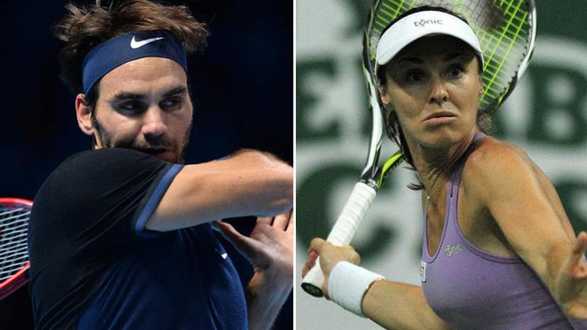 Roger Federer y Martina Hingis