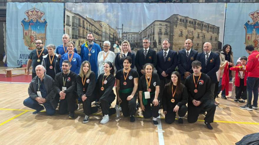 Representantes de la selección asturiana, en Guadalajara. | LNE