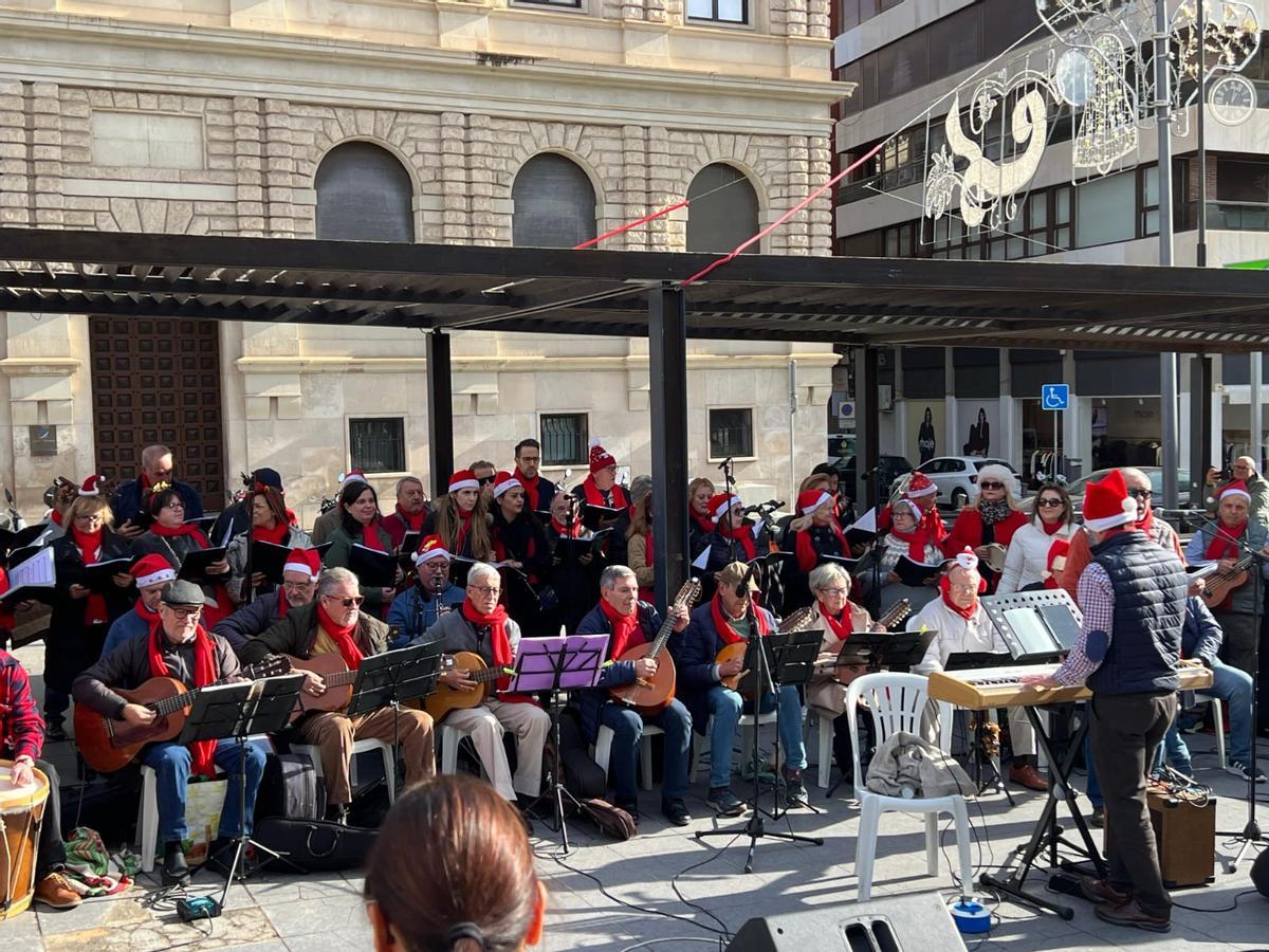 Actuación del Orfeón Alicante en las pasadas fiestas de Navidad