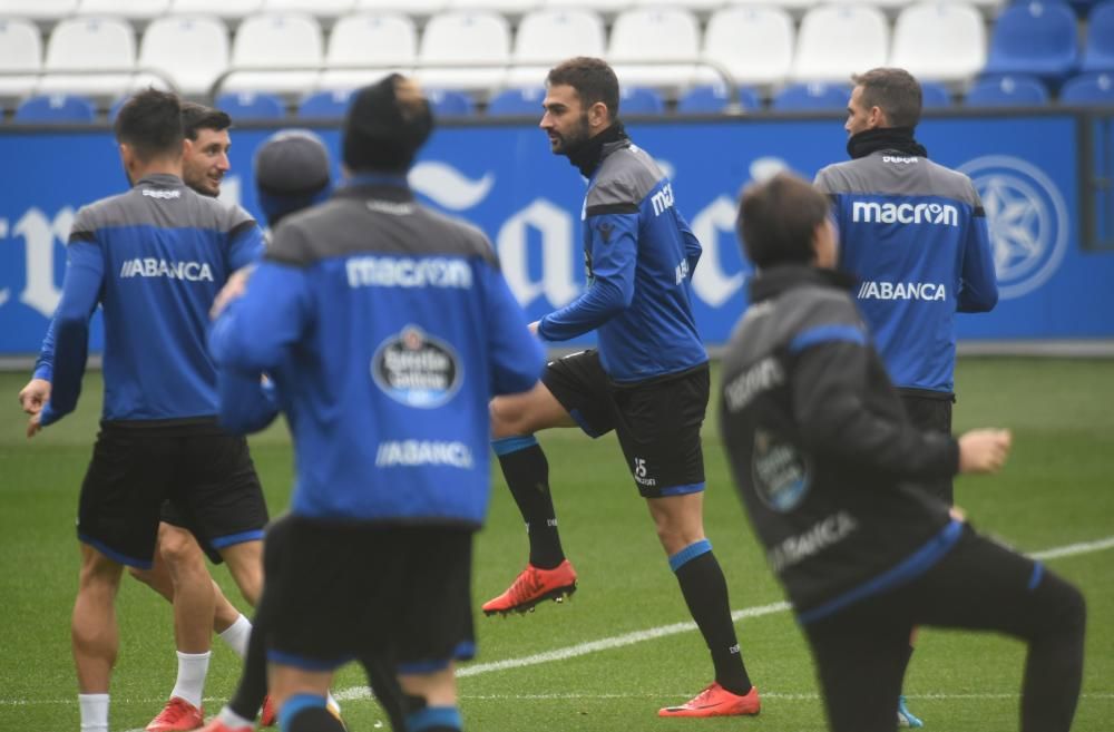 Última sesión del Dépor antes del Camp Nou