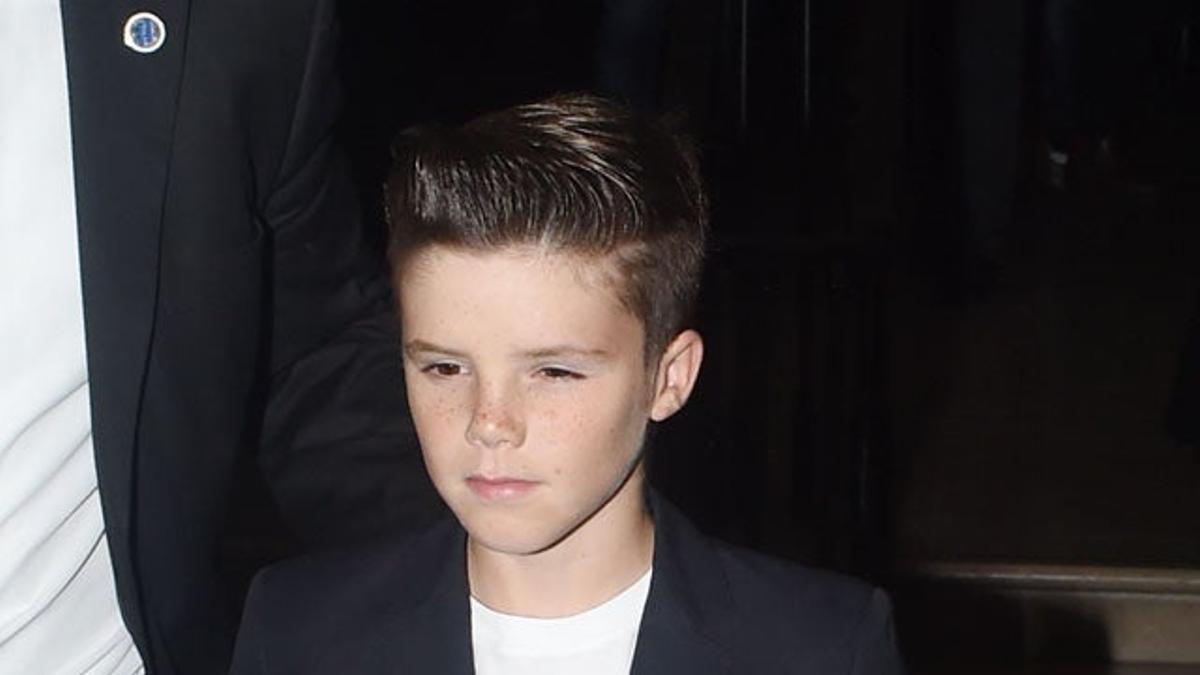 Cruz Beckham, en la presentación de la película de Burberry en Londres.