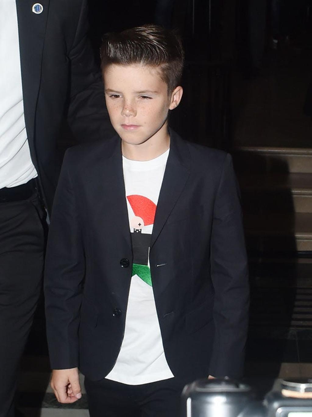 Cruz Beckham, en la presentación de la película de Burberry en Londres.
