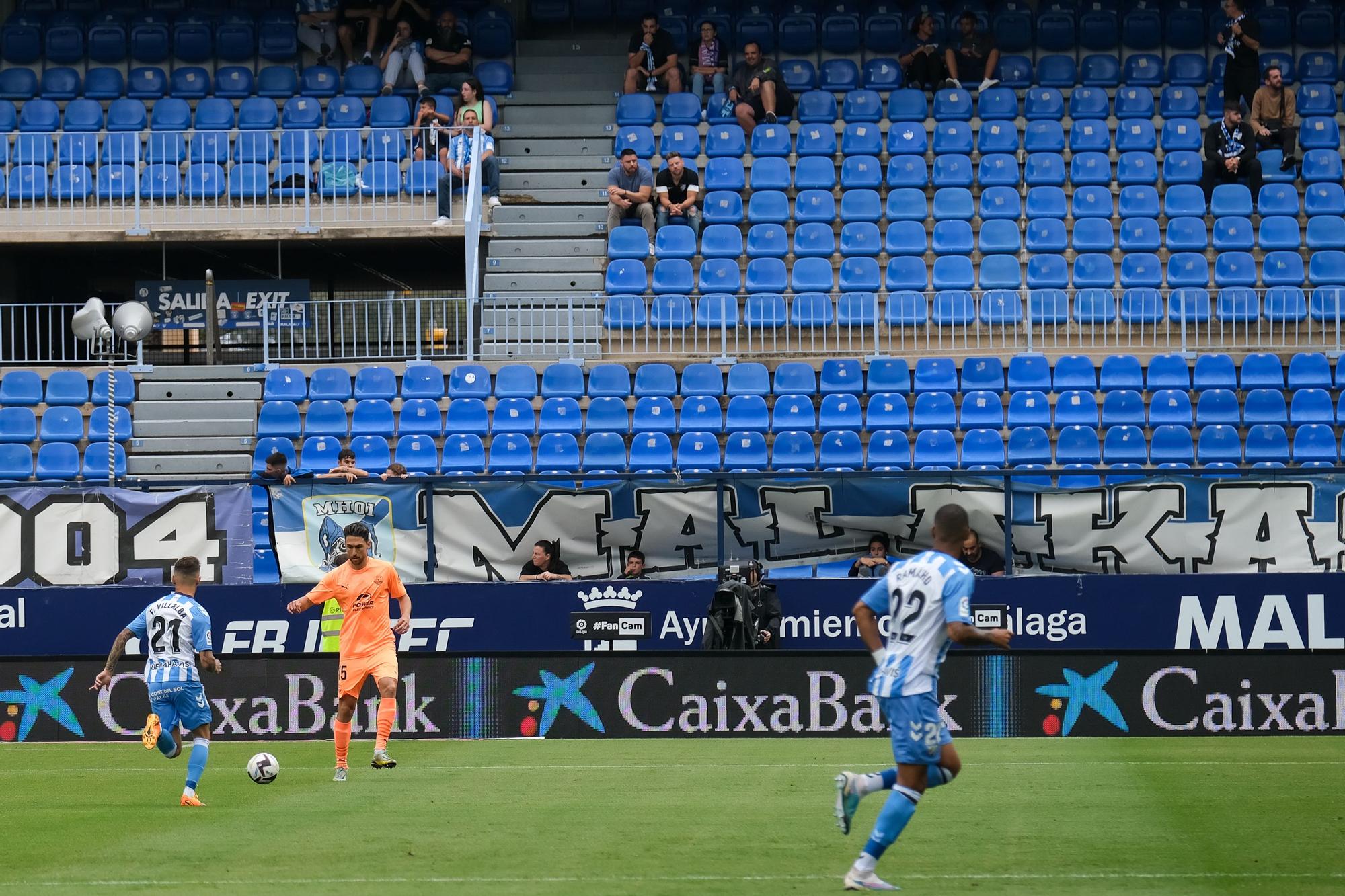 El Málaga CF - UD Ibiza, último partido de la Liga 22/23, en imágenes