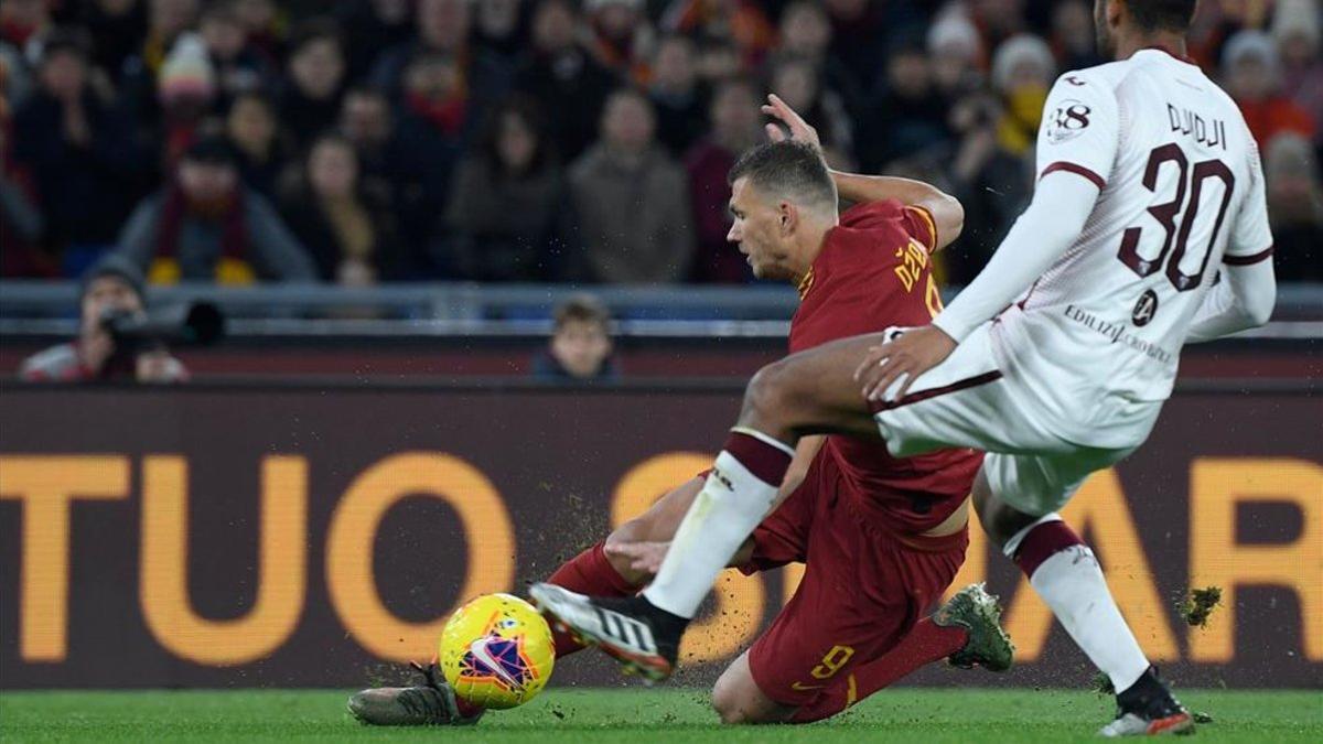 La Roma se dejo puntos ante el Torino en el primer duelo del 2020