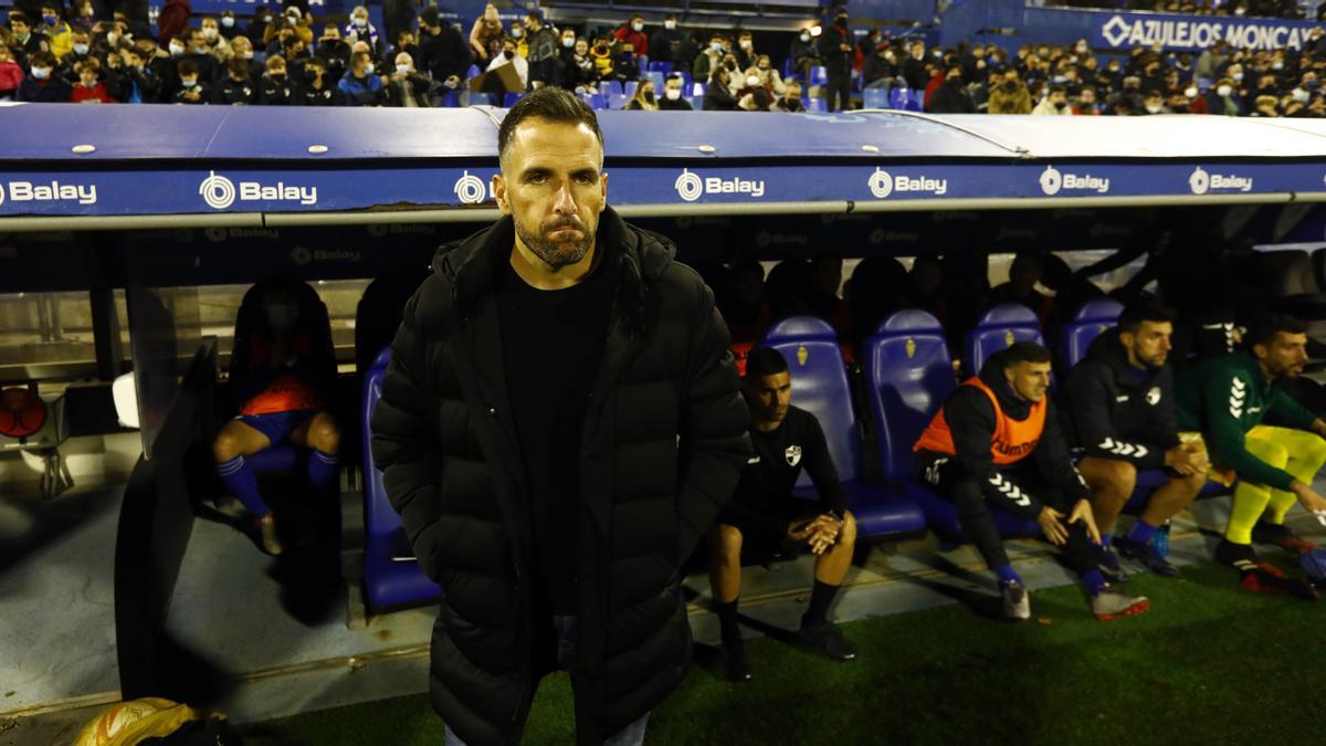 Jardiel, durante el partido de Copa ante el Celta disputado en La Romareda.