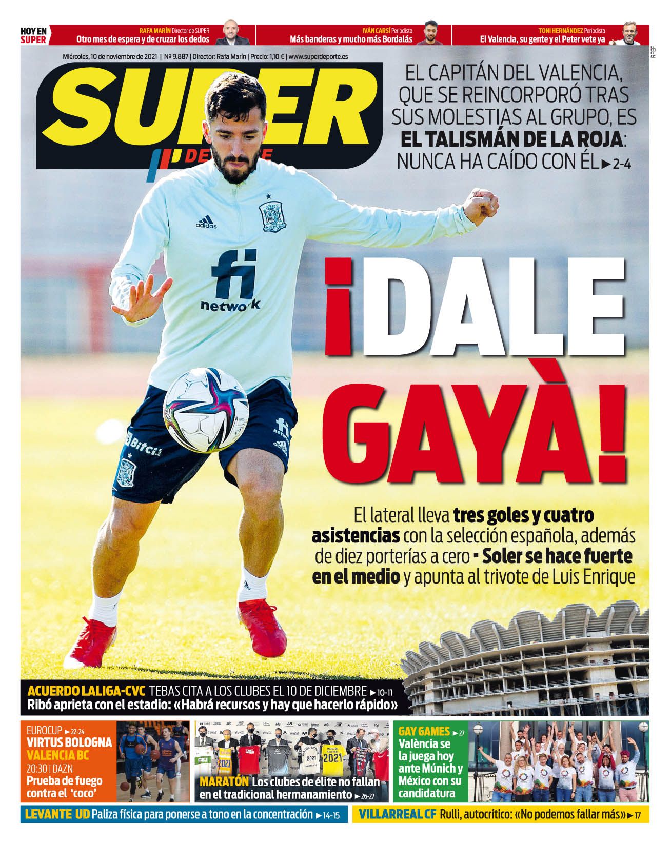 Portadas de SUPER en el mes de noviembre