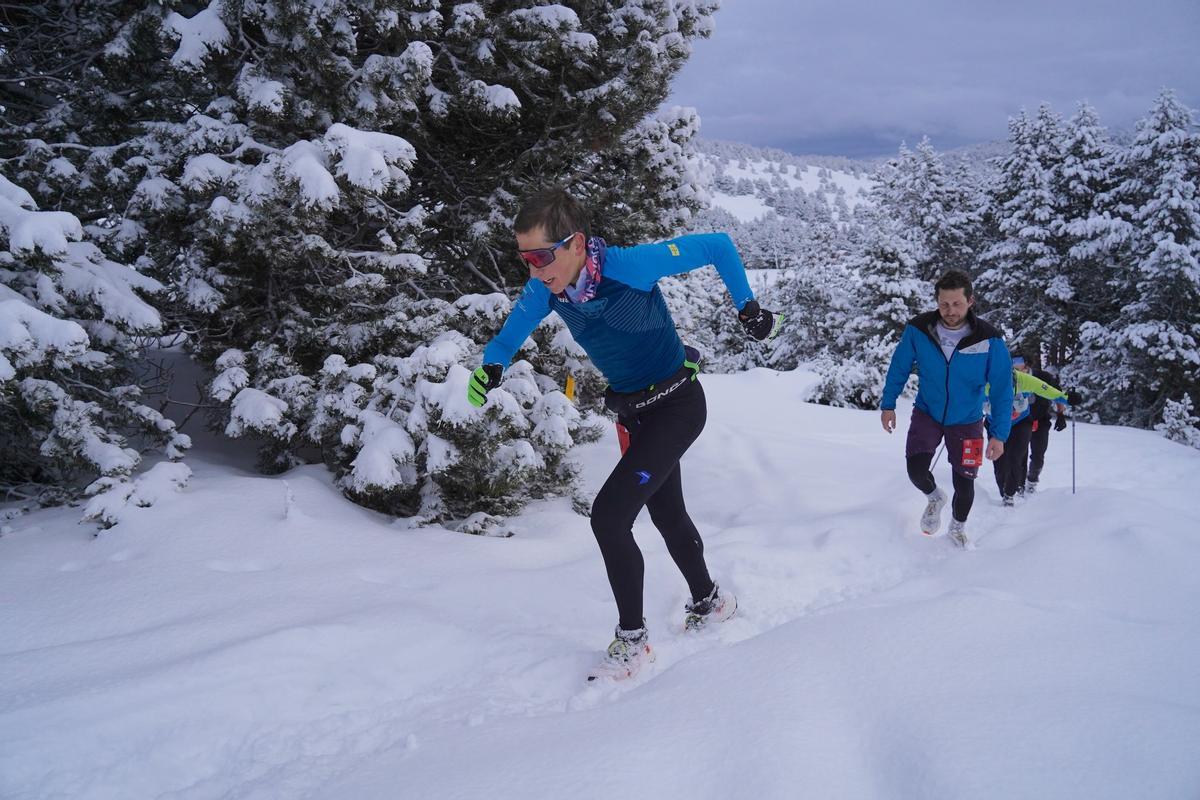 Bernades durant un instant de la seva participació a la prova reina