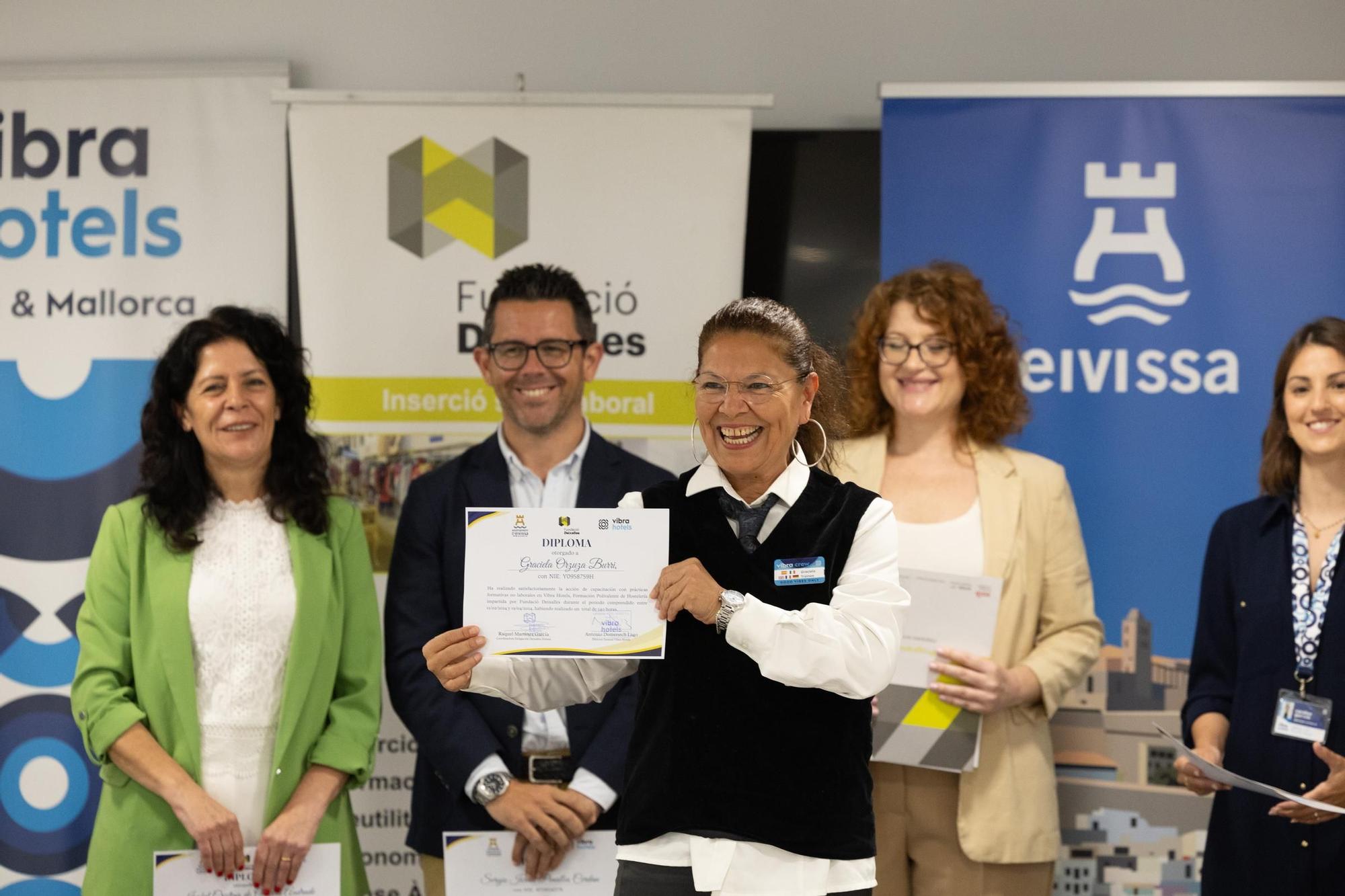 Entrega de diplomas de la Fundació Deixalles en Ibiza