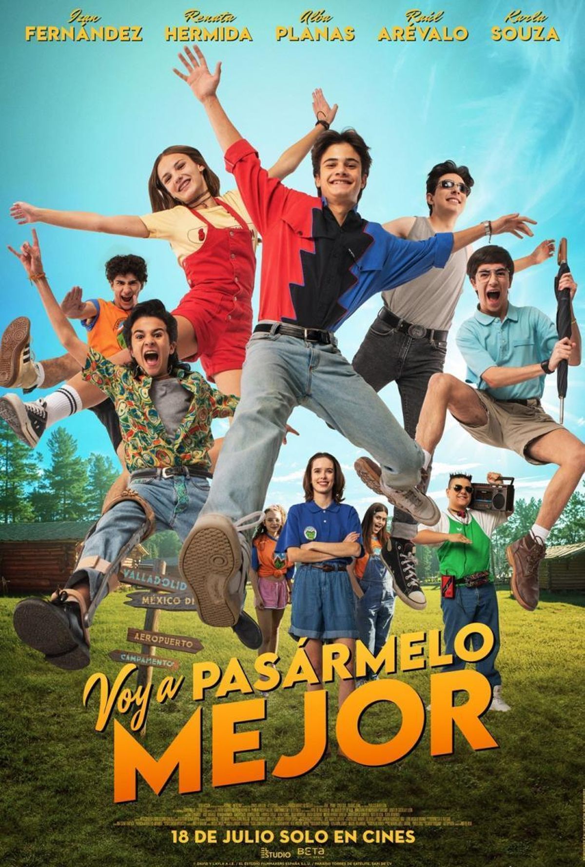 Cartel de "Voy a pasármelo mejor"