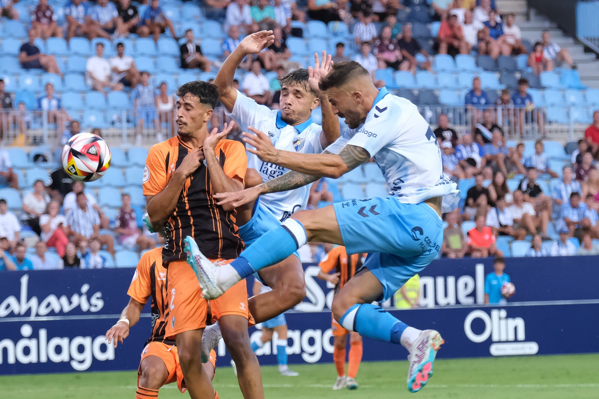 Málaga CF - Antequera CF: el Trofeo Costa del Sol, en imágenes