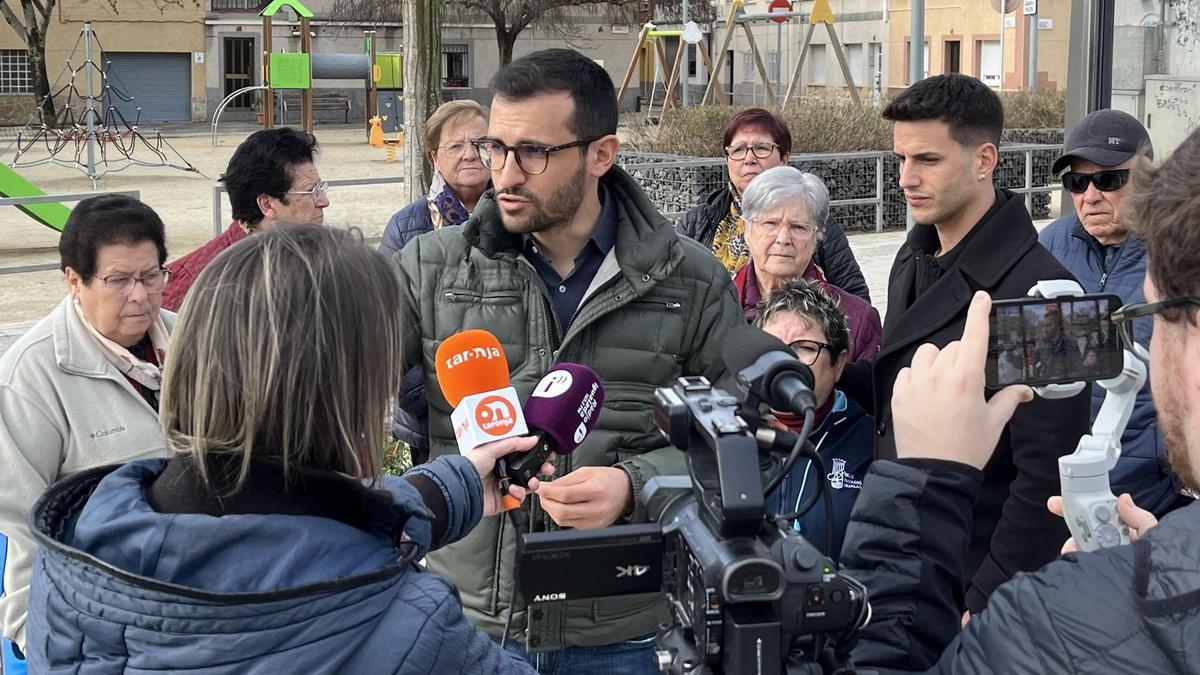 Jordi Cuadras en roda de premsa