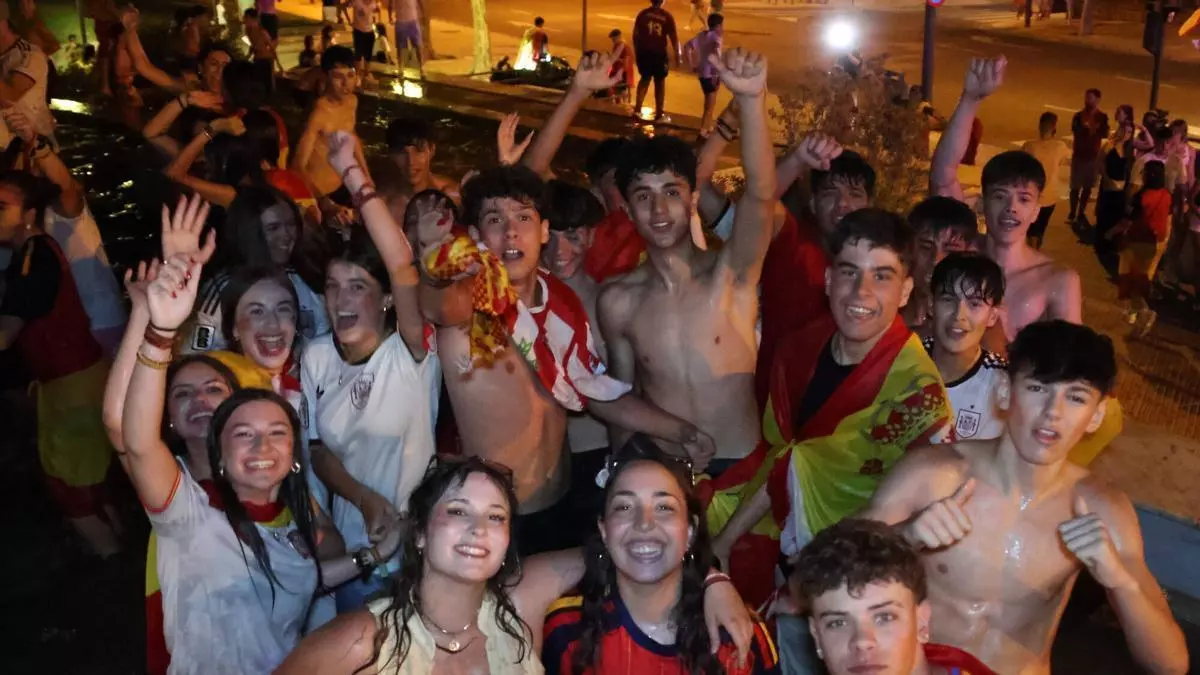 Comportamiento "de sobresaliente" en la celebración del Mundial de fútbol en Zamora