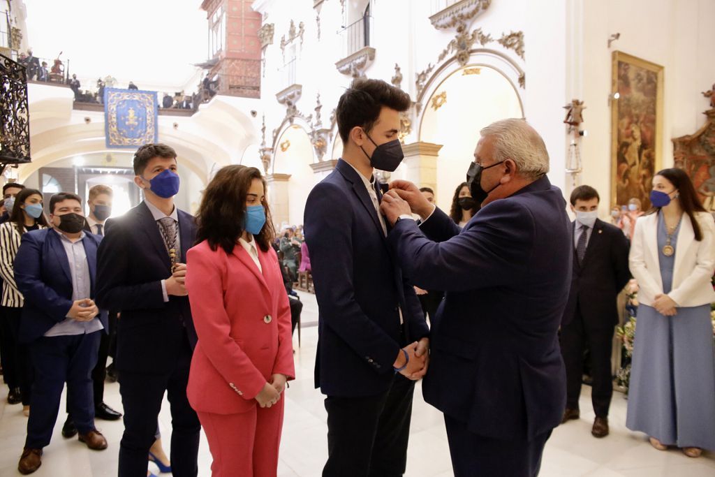 San Francisco acoge la misa en honor de la Dolorosa del Paso Azul de Lorca