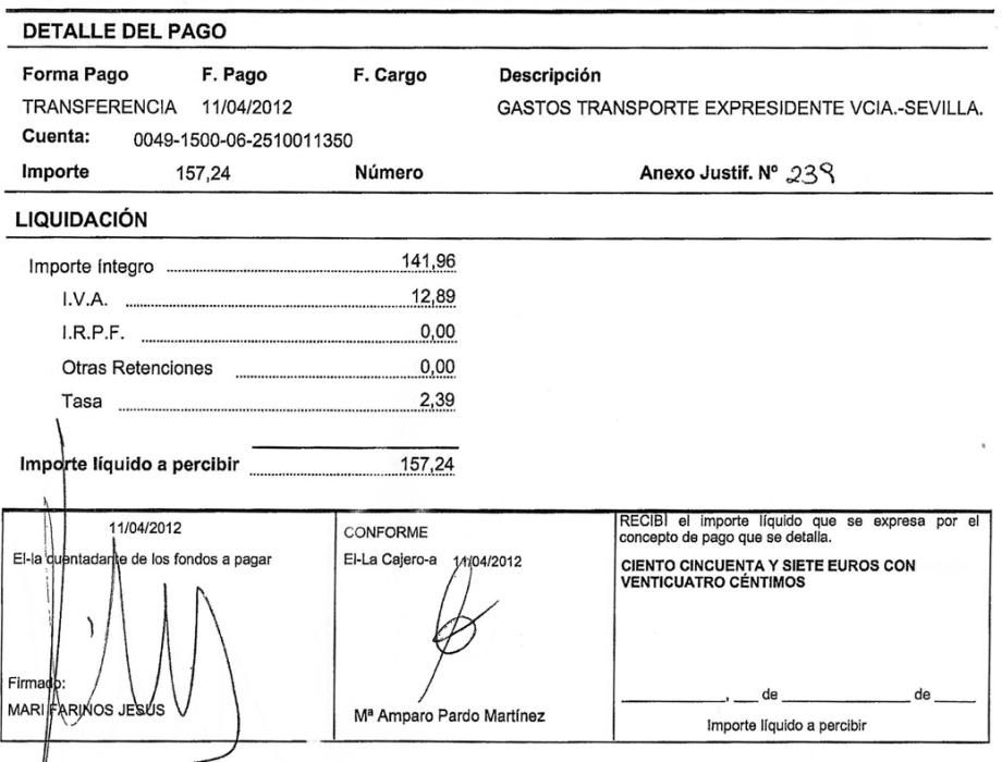 Las facturas de Camps