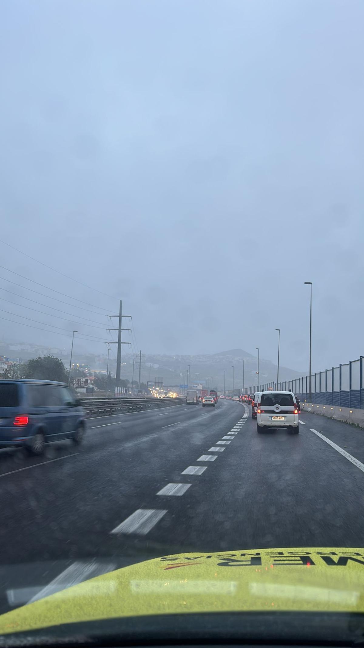 Lluvia este lunes, en Tenerife