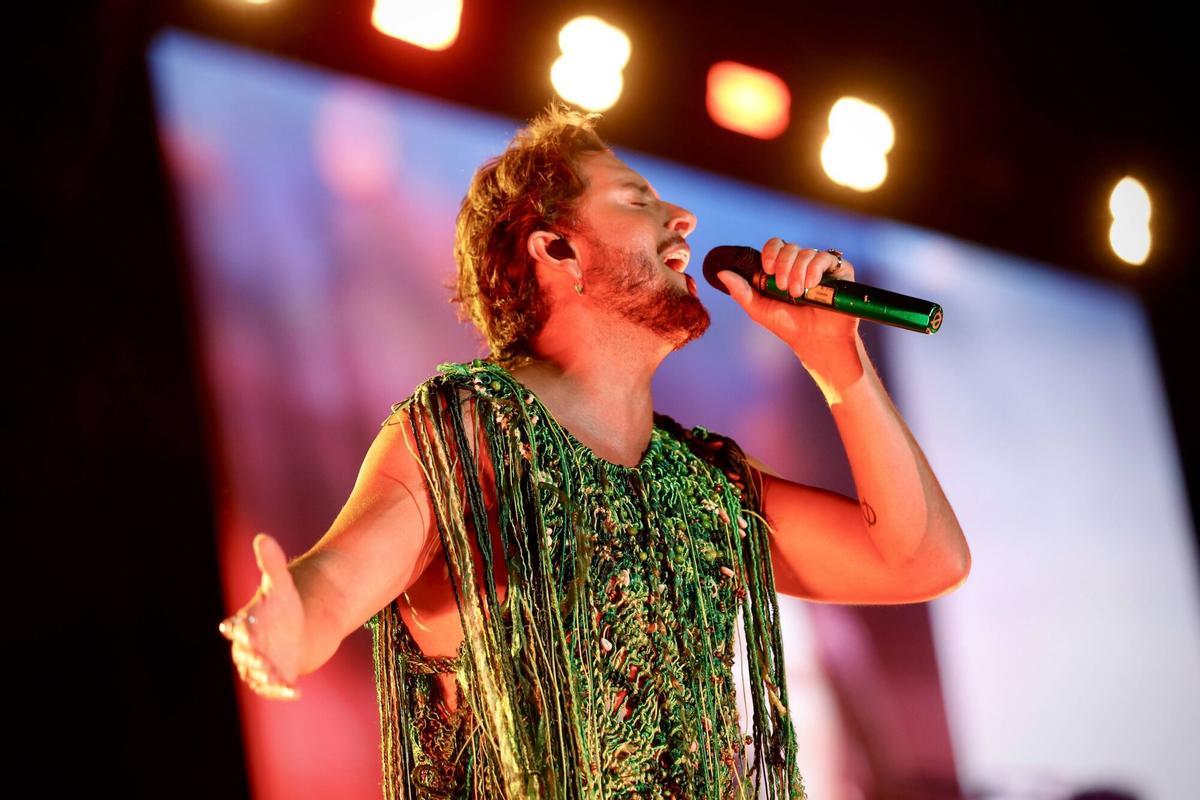 Manuel Carrasco en uno de sus conciertos.