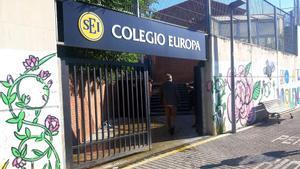Entrada del colegio SEI Europa, en Getxo (Vizcaya).