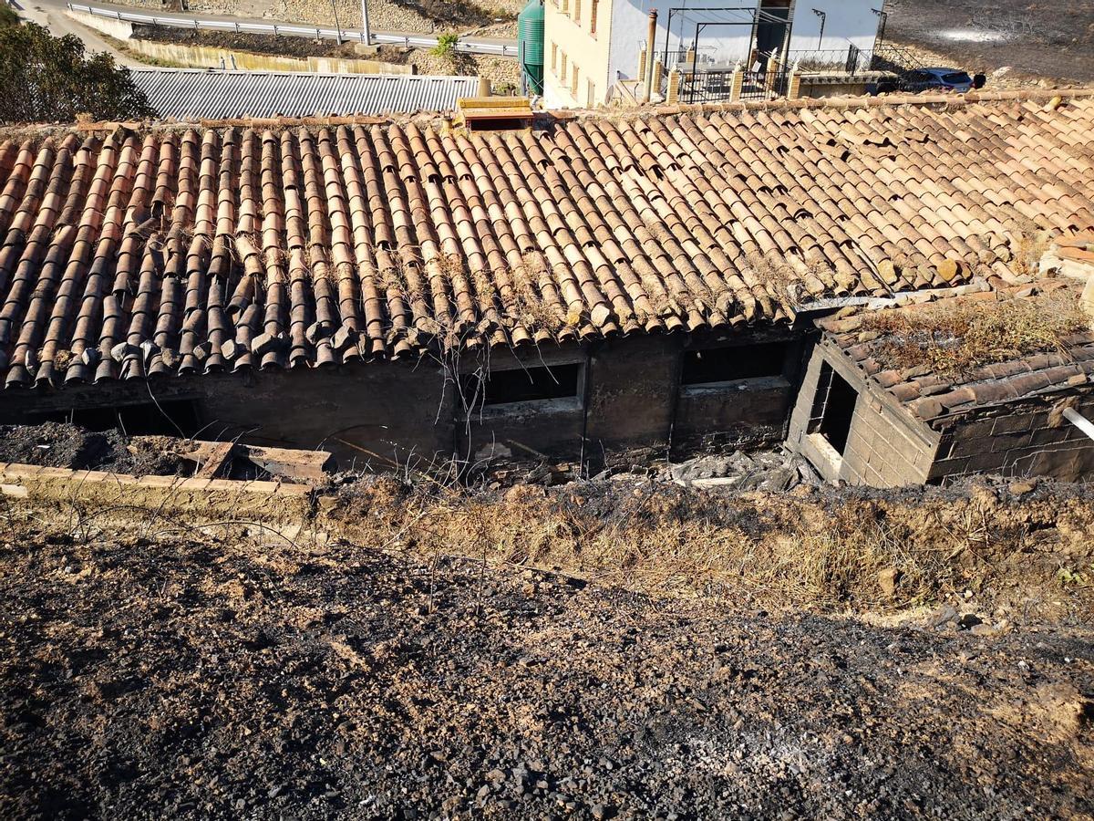 Casas del municipio de Añón esta mañana, a pocas horas del regreso de sus vecinos.