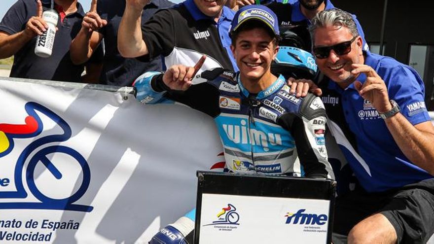 Histórico: cuatro valencianos en la parrilla de Moto2 en Jerez