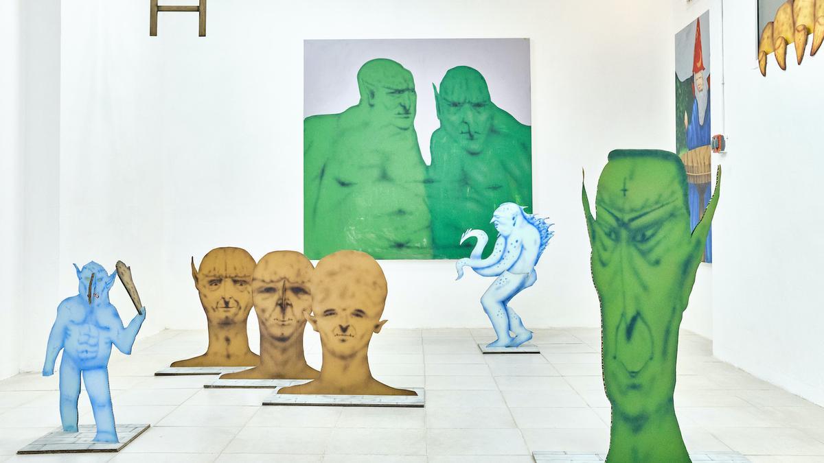 Imagen de una instalación previa de Dobarco en el espacio Luna, en València.