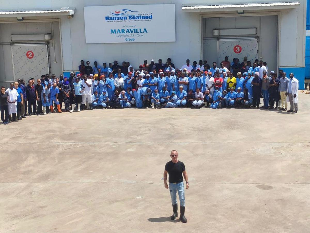 Equipo de Congelados Maravilla S.A en Gambia.