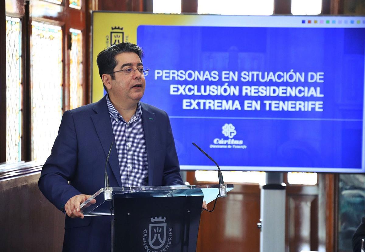 Pedro Martín, presidente del Cabildo.