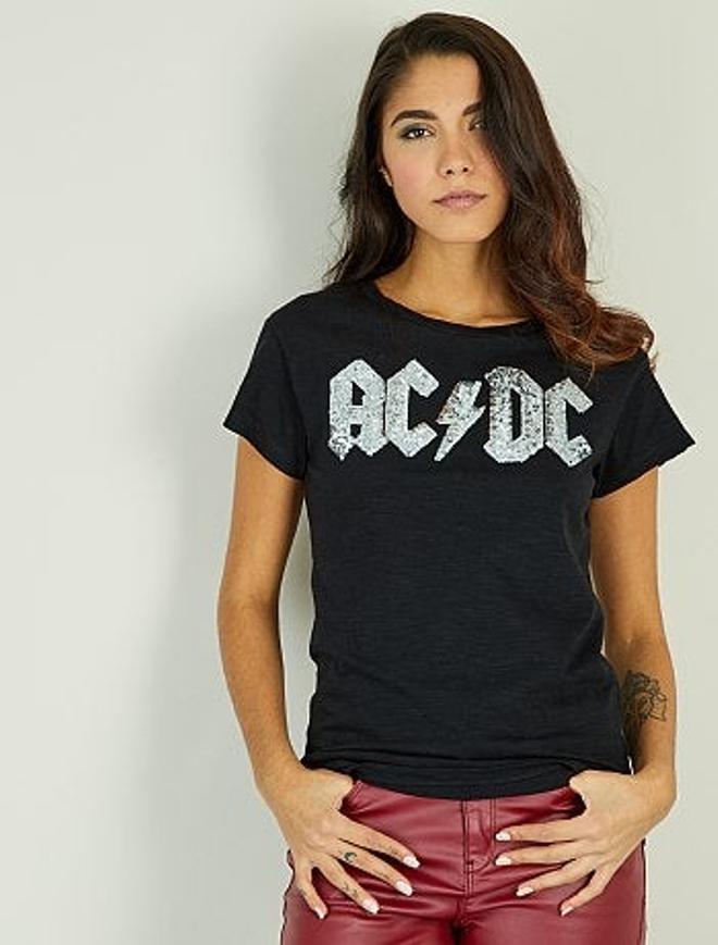 Camiseta del grupo AC/DC de Kiabi