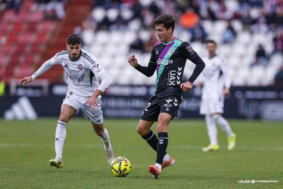 Partido disputado entre el Albacete y el Málaga CF