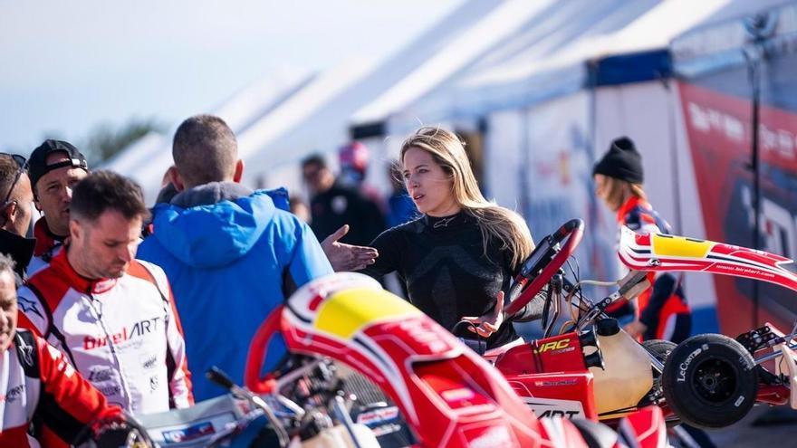 Nerea Martí, a por el título en la Hivern Karting 2024 de Chiva