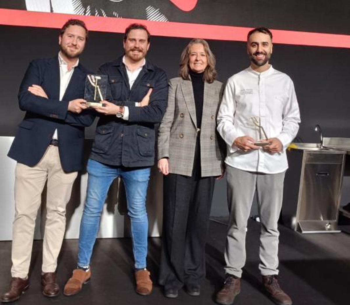 Ganadores del Premio Ciudad de Madrid en el cierre de Madrid Fusión 'Pastry'.