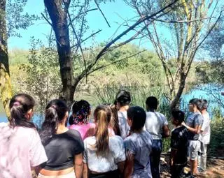 Educación ambiental en las lagunas de Can Figuera en Binissalem