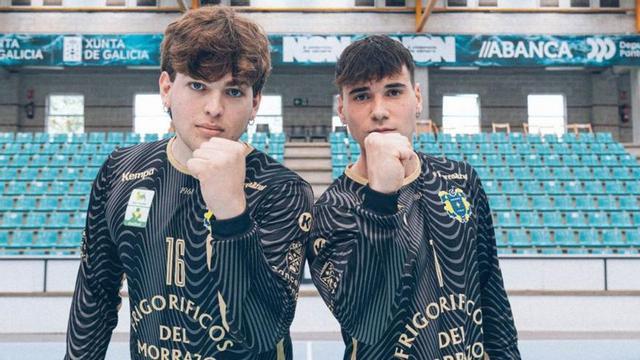 Mateo Pallas y Javi Fernández, en O Gatañal.