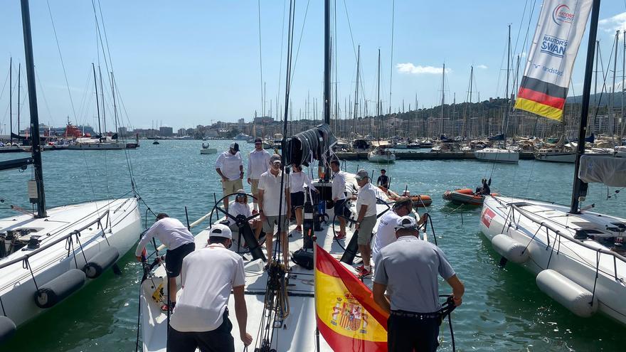 Felipe VI, una tarde en el Náutico