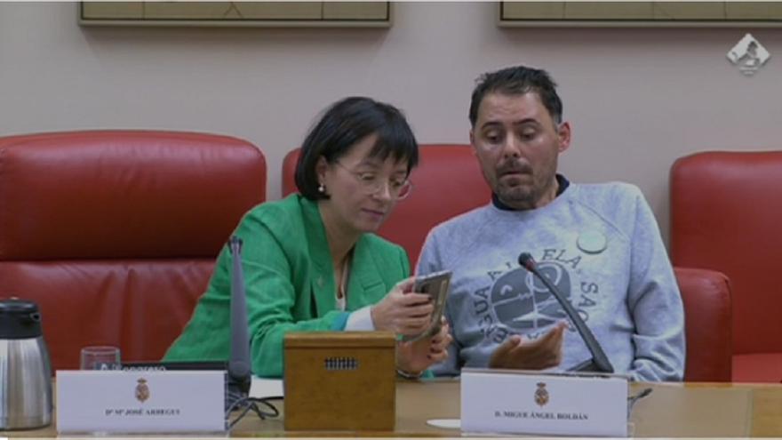 Miguel Ángel Roldán, en el Congreso de los Diputados.