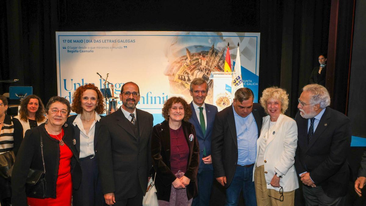 A insurrección e ledicia de Begoña Caamaño ondean no pleno extraordinario das Letras Galegas