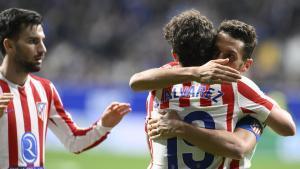 Resumen, goles y highlights del Real Oviedo 0 - 1 Atlético de Madrid de la jornada 26 de LaLiga EA Sports