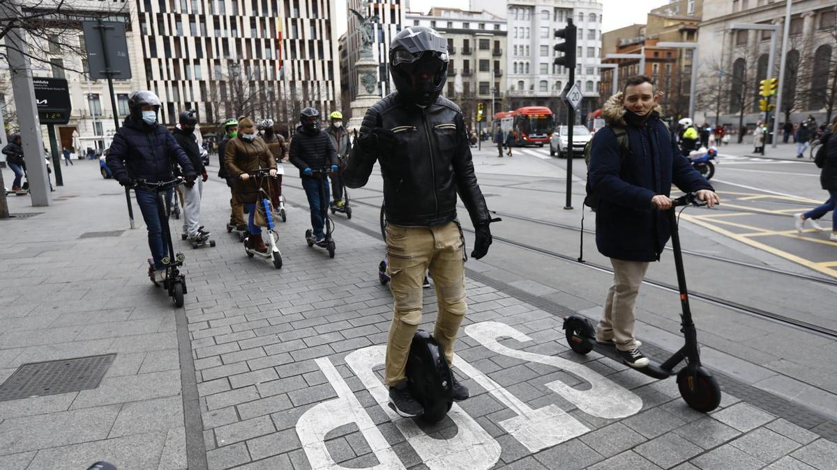 Salida de la manifestación desde plaza España.