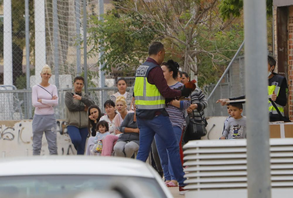 Operación policial en Burjassot