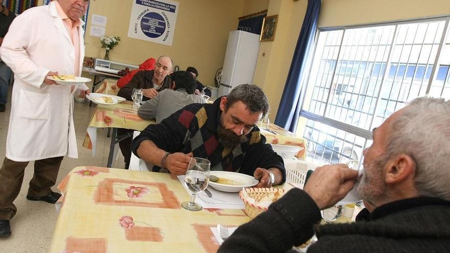 Fernando Gutiérrez, en el comedor de Amfremar, en una foto de archivo.