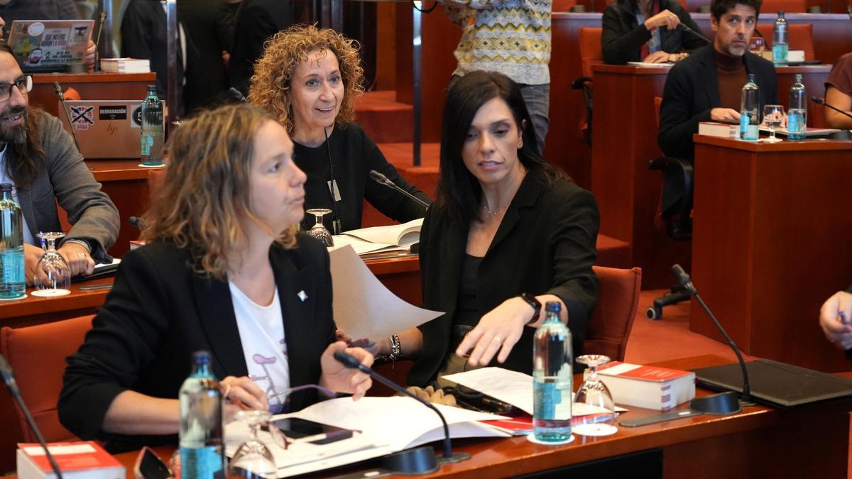 Imagen de la Junta de Portavoces este martes en el Parlament.