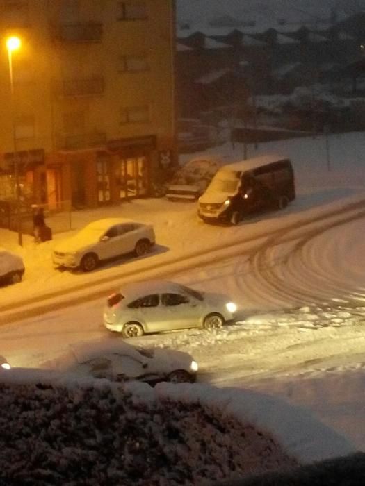 A les 19:30, Puigcerdà acumula 15 centímetres de neu