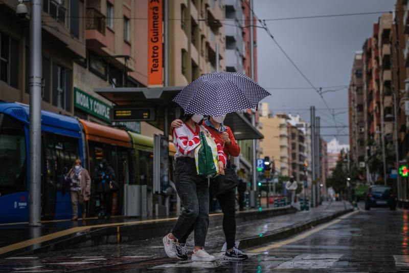 Precipitaciones este lunes, 17 de enero, en Tenerife