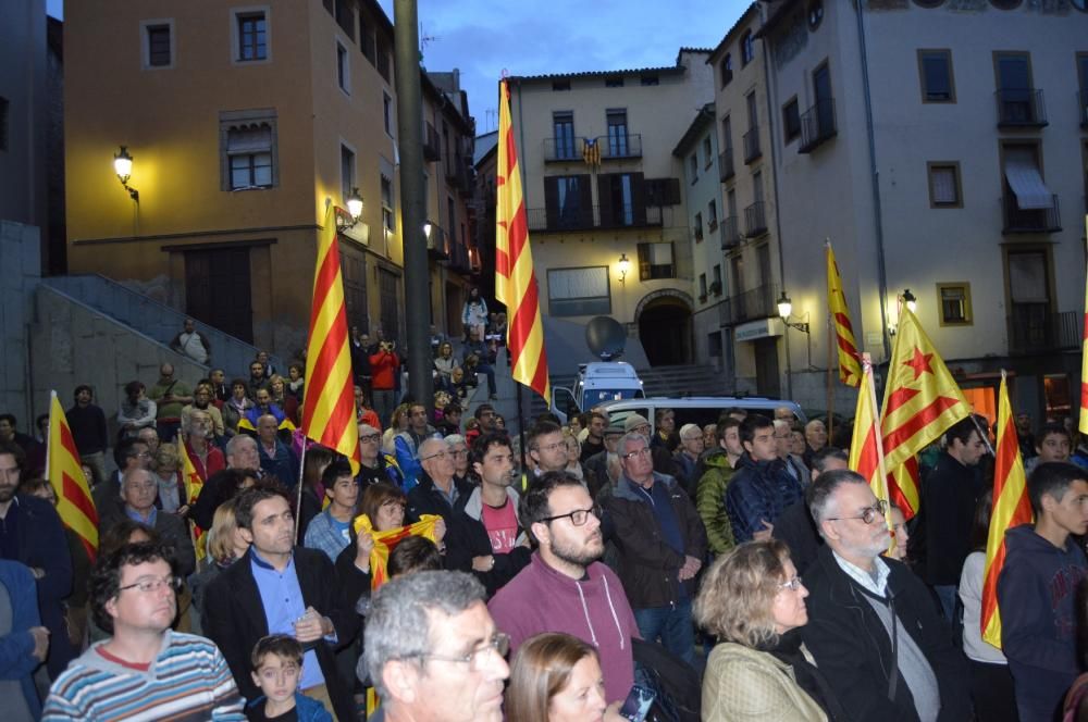 Acte de suport a l'alcaldessa de Berga, Montse Venturós