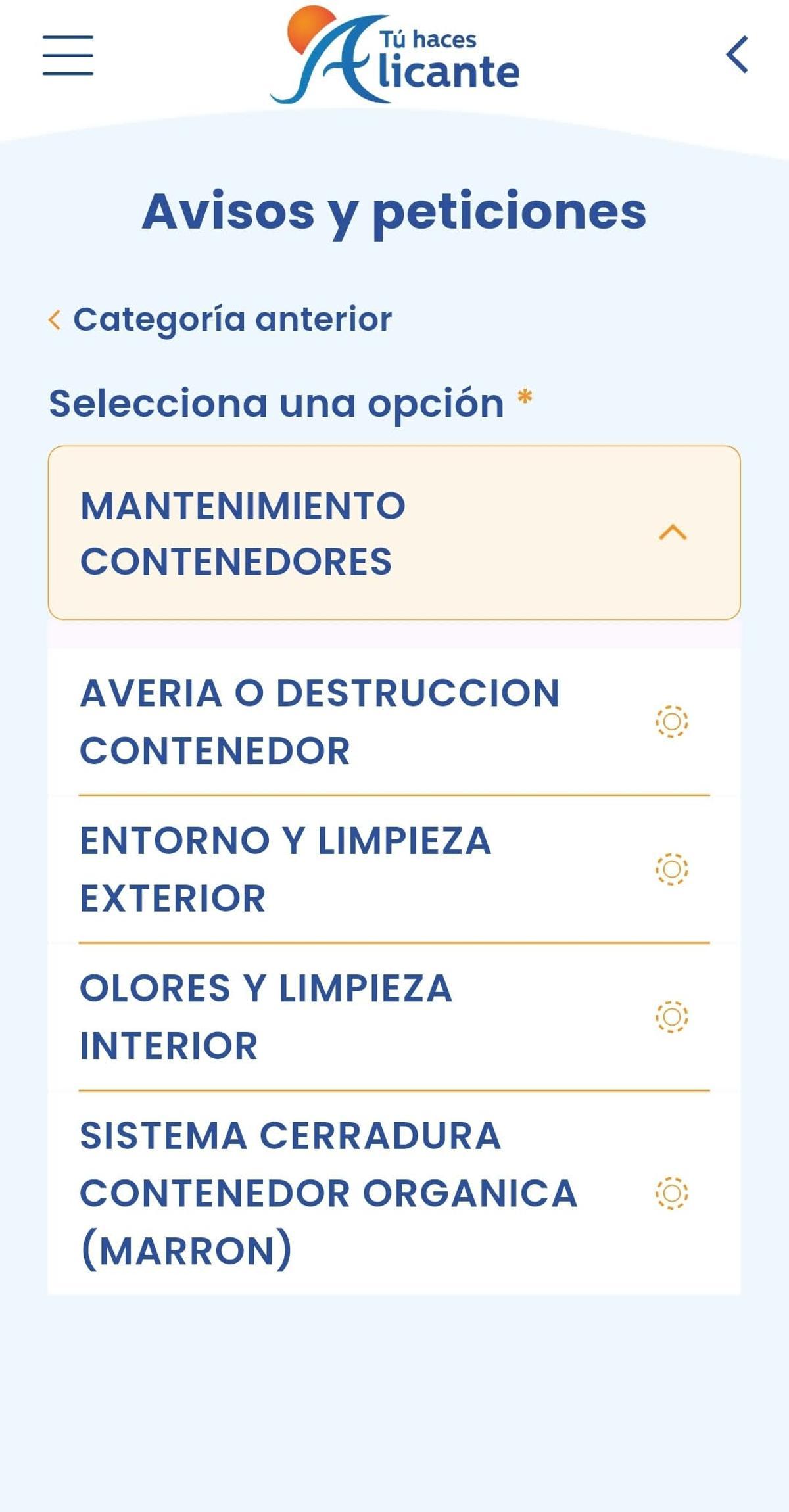 Así funciona el nuevo canal de incidencias de limpieza en la app "Tú Haces Alicante" Así funciona el nuevo canal de incidencias de limpieza en la app "Tú Haces Alicante"