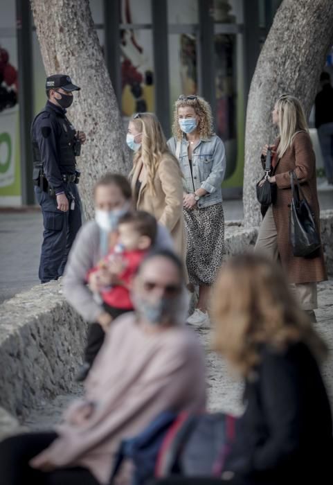 Starke Polizeipräsenz am Wochenende auf Mallorca